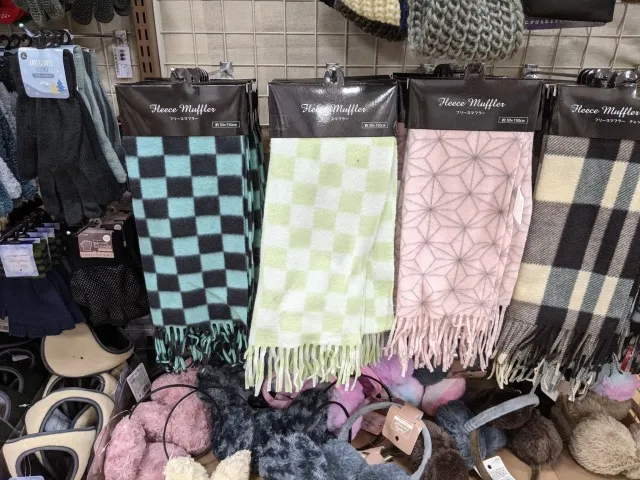 市松のマフラー